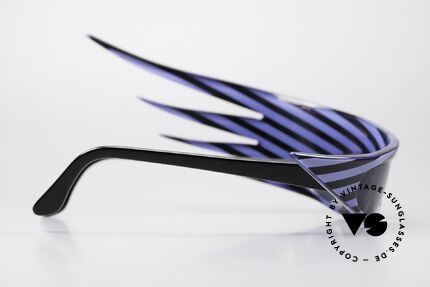 Alain Mikli 054104 PLUME Haute Couture Elton John, Sammlerstück, damals u.a. getragen von Elton John, Passend für Herren und Damen