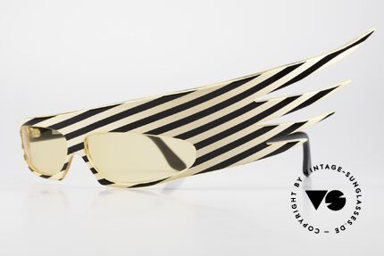 Alain Mikli 054104 PLUME 1980er Haute Couture Brille, Designerstück von circa 1980 im exzellenten Zustand, Passend für Herren und Damen