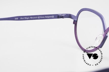 Theo Belgium Magic Mountain Panto Damenbrille Titanium, das Modell kann natürlich beliebig verglast werden, Passend für Damen