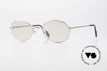 Cartier Saturne Brille Klein Oval Automatikglas, KLEINE ovale Cartier vintage Designer-Sonnenbrille, Passend für Herren und Damen