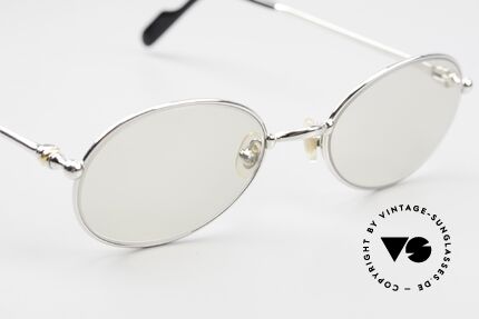 Cartier Saturne Brille Klein Oval Automatikglas, neue Automatikgläser verdunkeln bei Sonne automatisch, Passend für Herren und Damen