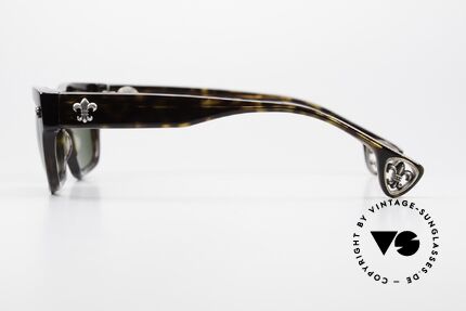 Chrome Hearts Filled Luxusbrille Guns'N'Roses Style, mit dem charakteristischen Chrome Hearts Kreuz, Passend für Herren und Damen