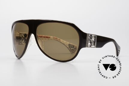 Chrome Hearts Erected Rockstar Aviator Sonnenbrille, Guns'N'Roses machten Chrome Hearts berühmt, Passend für Herren und Damen