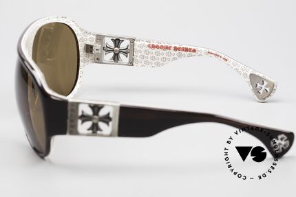 Chrome Hearts Erected Rockstar Aviator Sonnenbrille, 125mm breit: SMALL = eher für schmale Gesichter, Passend für Herren und Damen