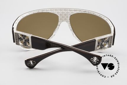 Chrome Hearts Erected Rockstar Aviator Sonnenbrille, Größe: small, Passend für Herren und Damen