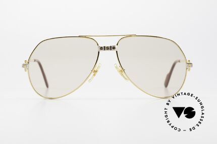 Cartier Vendome Santos - S 80er Sonnenbrille Automatikglas, wurde 1983 veröffentlicht und dann bis 1997 produziert, Passend für Herren und Damen