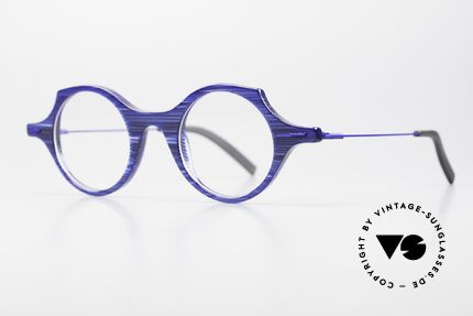 Theo Belgium Patatas Designerbrille Kunstbrille Crazy, großartiges Brillendesign mit Federscharnieren, Passend für Herren und Damen