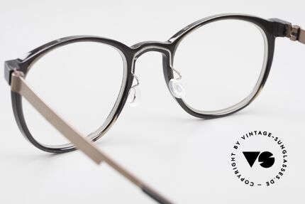 Lindberg 1032 Acetanium Unisex Designer Brille Panto, ungetragenes Designerstück mit original Lindberg Etui, Passend für Herren und Damen