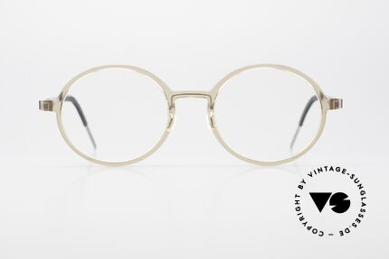 Lindberg 1174 Acetanium Runde Designer Brille Fassung, Designer-Brille für Damen und Herren gleichermaßen, Passend für Herren und Damen