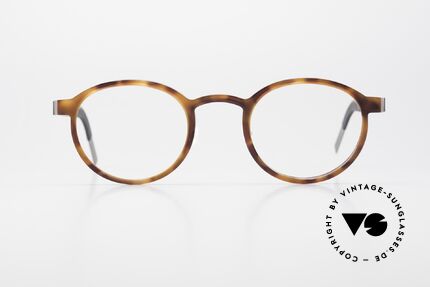 Lindberg 1014 Acetanium Runde Designer Brille Panto, Designer-Brille für Damen und Herren gleichermaßen, Passend für Herren und Damen
