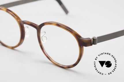 Lindberg 1014 Acetanium Runde Designer Brille Panto, vielfach ausgezeichnet hinsichtlich Qualität und Design, Passend für Herren und Damen