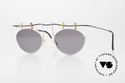 Taxi ST2 by Casanova Wäscheklammer Sonnenbrille, lebhafte 80er Taxi by Casanova Designersonnenbrille, Passend für Herren und Damen