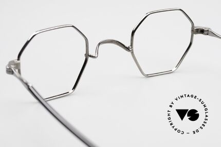 Lunor II A 11 Achteckige Fassung Gunmetal, die Fassung kann beliebig optisch verglast werden!, Passend für Herren und Damen