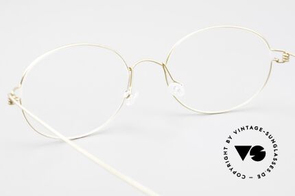 Lindberg Charly Air Titan Rim Ovale Titanium Brille Unisex, eleganter Rahmen ohne Schrauben, Nieten oder Lötungen, Passend für Herren und Damen