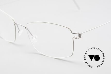 Lindberg Casper Air Titan Rim Titanium Brille Unisex Eckig, extrem stabile Fassung, flexibel & elastisch, und nur 3g, Passend für Herren und Damen