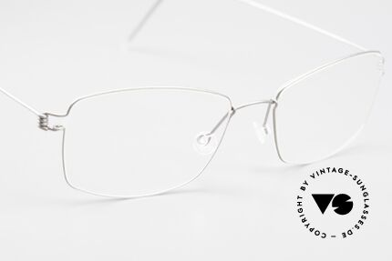 Lindberg Casper Air Titan Rim Titanium Brille Unisex Eckig, ungetragenes Designerstück + orig. Lindberg Magnet-Etui, Passend für Herren und Damen