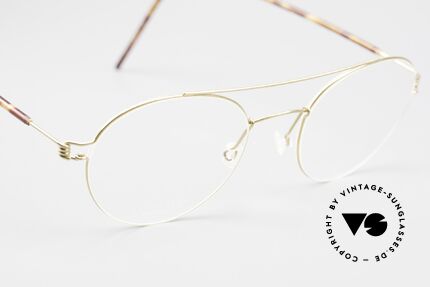 Lindberg Bruce 48 Air Titan Rim Damenbrille Und Herrenbrille, ungetragenes Designerstück mit LINDBERG Hart-Etui, Passend für Herren und Damen