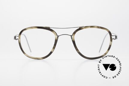 Lindberg William Air Titan Rim Panto Brille Damen & Herren, Modell William, Größe 47-23, Bügellänge 145, Farbe U9, Passend für Herren und Damen