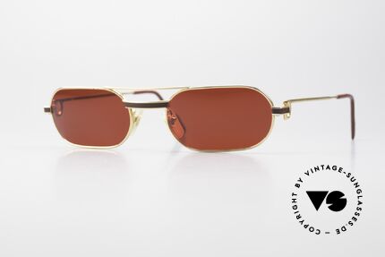 Cartier MUST Laque - M Luxus Sonnenbrille 3D-Rot, MUST: das erste Modell der Lunettes Collection '83, Passend für Herren und Damen Cartier MUST Laque - M Luxus Sonnenbrille 3D-Rot, MUST: das erste Modell der Lunettes Collection '83, Passend für Herren und Damen