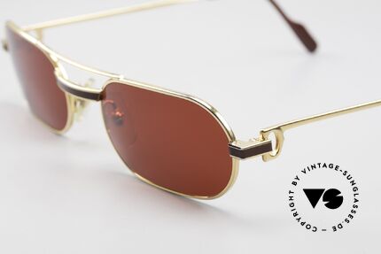 Cartier MUST Laque - M Luxus Sonnenbrille 3D-Rot, neue CR39-Kunststoff-Gläser im knalligen "3D-rot", Passend für Herren und Damen Cartier MUST Laque - M Luxus Sonnenbrille 3D-Rot, neue CR39-Kunststoff-Gläser im knalligen "3D-rot", Passend für Herren und Damen