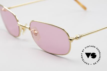 Cartier Deimios Pinke Sonnenbrille Vergoldet, ideal, um alles rosarot sehen zu können! (100% UV), Passend für Herren und Damen