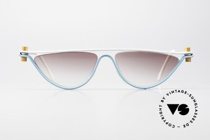 ProDesign No6 90er Filmbrille Gail Spence, vintage Aluminium Fassung im Gail Spence Design, Passend für Herren und Damen ProDesign No6 90er Filmbrille Gail Spence, vintage Aluminium Fassung im Gail Spence Design, Passend für Herren und Damen