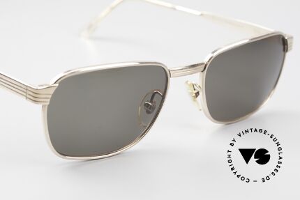 Metavisto Consul Walzgold Doublé 60er Brille, kostbare Rarität mit neuen Gläsern (100% UV Schutz), Passend für Herren