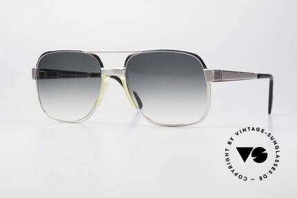 Metzler 0768 Helmut Kohl Vintage Brille, original METZLER Sonnenbrille aus den 1980ern, Passend für Herren