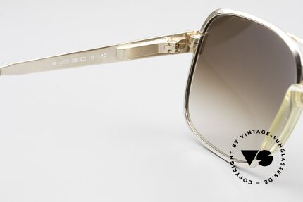 Metzler 0768 Helmut Kohl Brille 80er Vintage, KEINE RETROBRILLE; ein altes Original, Gr. 58-18, Passend für Herren