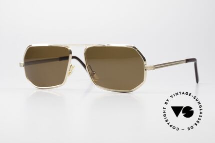 Cottet Manager 60er Brille Walzgold Doublé, alte Doublé-Brille aus den späten 60ern, frühe 70er, Passend für Herren