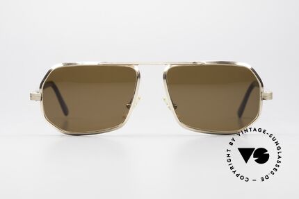 Cottet Manager 60er Brille Walzgold Doublé, Herrenmodell aus 20/000 Walzgold Doublé; 14kt Gold, Passend für Herren