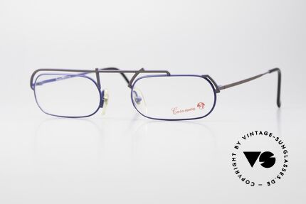 Casanova LC29 Kunstvolle 80er Vintage Brille, fantastische Casanova 80er Vintage Brillenfassung, Passend für Herren und Damen