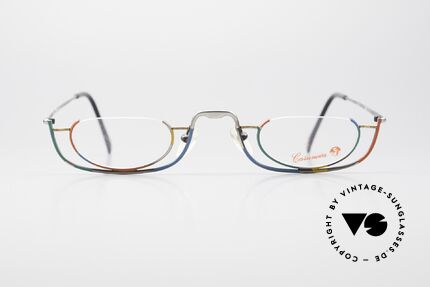 Casanova LC34 Designer Vintage Lesebrille Bunt, lebhaftes Design (mal etwas vollkommen anderes), Passend für Herren und Damen