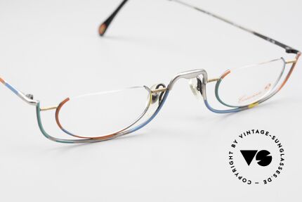 Casanova LC34 Designer Vintage Lesebrille Bunt, ungetragenes Exemplar (wie alle unsere Raritäten), Passend für Herren und Damen