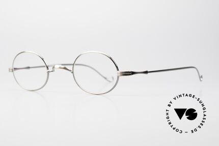 Lunor II 10 Ovale Metallbrille Antik Gold, kleine Brille in Gr. 43/26; für große Stärken geeignet, Passend für Herren und Damen Lunor II 10 Ovale Metallbrille Antik Gold, kleine Brille in Gr. 43/26; für große Stärken geeignet, Passend für Herren und Damen