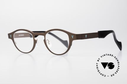 Theo Belgium Seventeen Damen Und Herren Titanbrille, Avantgarde-Brille für Damen & Herren zugleich, Passend für Herren und Damen