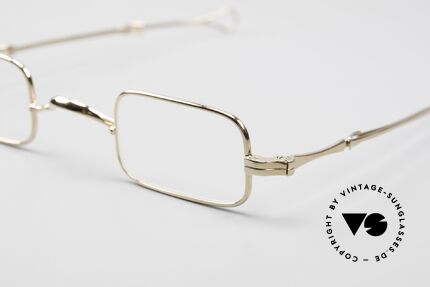 Lunor I 13 Telescopic Eckige Lesebrille Schiebebügel, ein über 20 Jahre altes ORIGINAL; zeitlos elegant, Passend für Herren und Damen