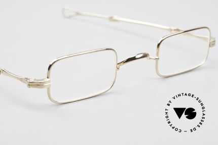 Lunor I 13 Telescopic Eckige Lesebrille Schiebebügel, ungetragenes LUNOR Einzelstück (echte RARITÄT!), Passend für Herren und Damen