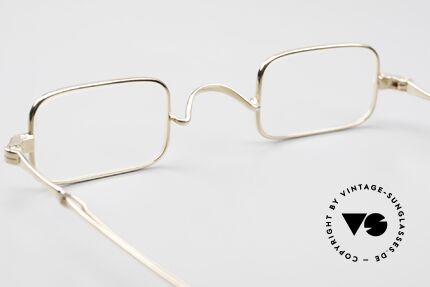 Lunor I 13 Telescopic Eckige Lesebrille Schiebebügel, die Fassung sollte natürlich optisch verglast werden, Passend für Herren und Damen
