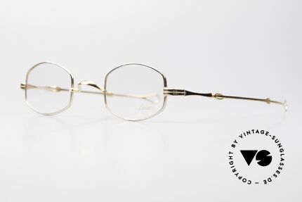 Lunor I 16 Telescopic Brillenklassiker Schiebebügel, Scheibe h/v 42/30, Steg 24,5, Bügel 118 bis 155mm, Passend für Herren und Damen