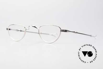 Lunor I 06 Telescopic Ausziehbare Brille Platin PP, platin-plattierte Luxusfassung für Damen & Herren, Passend für Herren und Damen