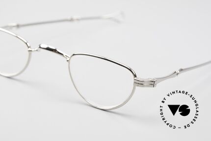 Lunor I 06 Telescopic Ausziehbare Brille Platin PP, zudem echte / fühlbare "made in Germany" Qualität, Passend für Herren und Damen