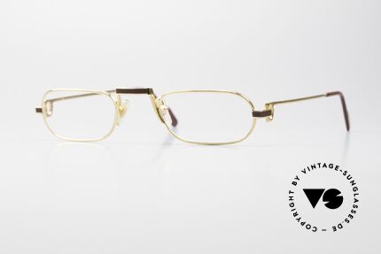 Cartier Demi Lune Laque Limitierte Luxus Lesebrille 80er Details