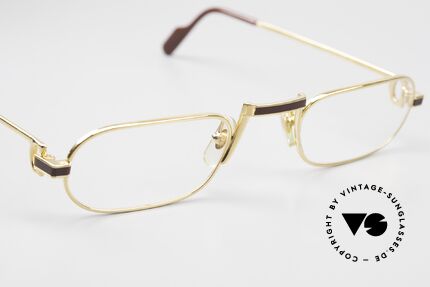 Cartier Demi Lune Laque Limitierte Luxus Lesebrille 80er, KEINE RETRObrille; ein 30 Jahre altes vintage ORIGINAL, Passend für Herren und Damen