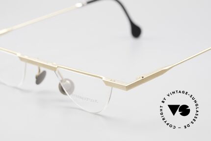 Passe Partout 09A 90er Lesebrille Bauhaus Stil, ausschließlich erstklassige Rahmen-Komponenten, Passend für Herren und Damen