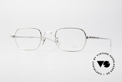Lunor V 113 Lunor Herrenbrille Eckig Platin Details