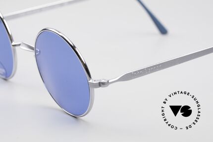 John Lennon - The Walrus Kleine Runde Brille Limited, Modell Walrus, LIMITED EDITION in Silber & Blau, Passend für Herren und Damen