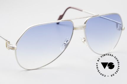 Cartier Vendome LC - M Edle Palladium Sonnenbrille, ungetragen mit original Verpackung (ein Sammlerstück), Passend für Herren