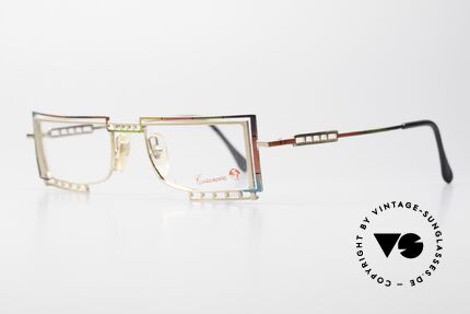 Casanova LC4 Brille Regenbogenfarben, LC ="Liberty Collezione", was im Ital. "Jugendstil" ist, Passend für Herren und Damen