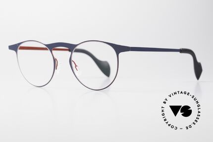 Theo Belgium Pilat Große Panto Designerbrille, großartiges Brillendesign in LARGE Größe 47-21, Passend für Herren und Damen